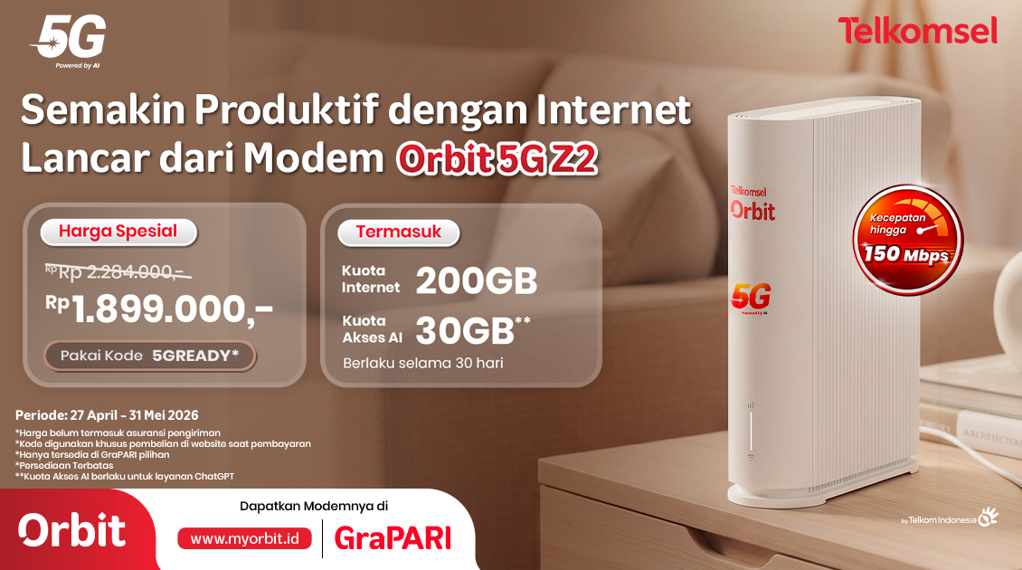 Promo 5G Z2 Harga Diskon dan Tambahan Bonus Kuota!