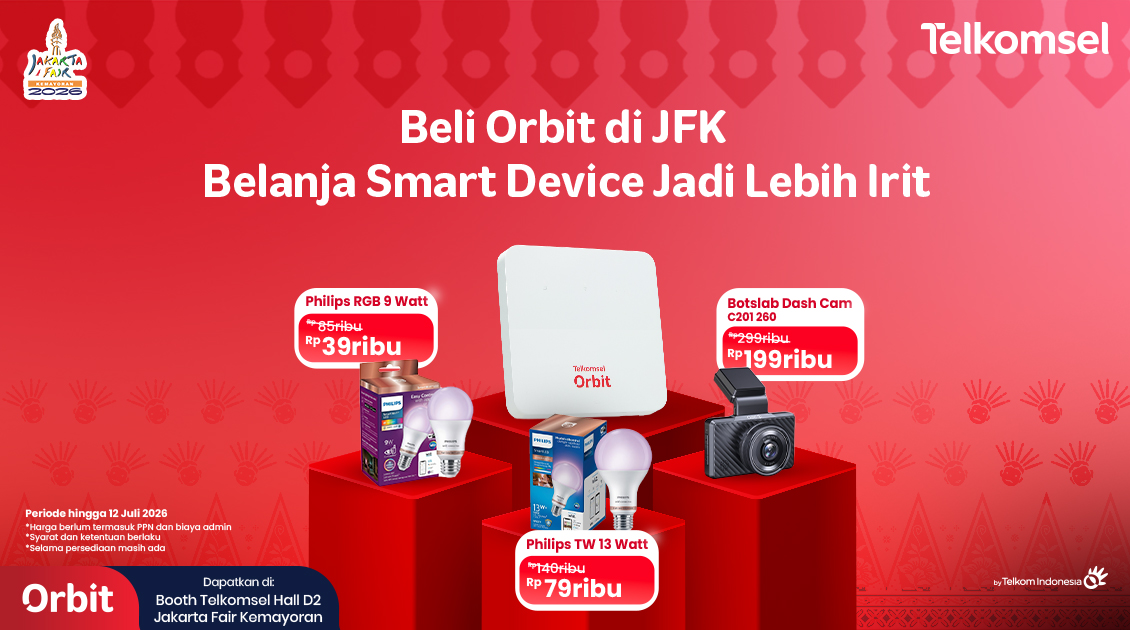 Ke JFK Beli ORBIT, Belanja Smart Device Jadi Lebih Irit!