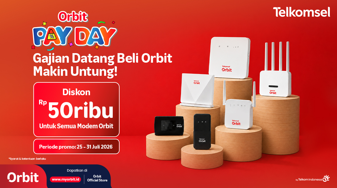 Payday Makin Worth It dengan Diskon Rp50 Ribu ORBIT! 