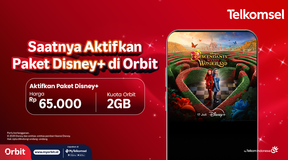 Semua Hiburan Favoritmu Kini dalam Satu Paket ORBIT!