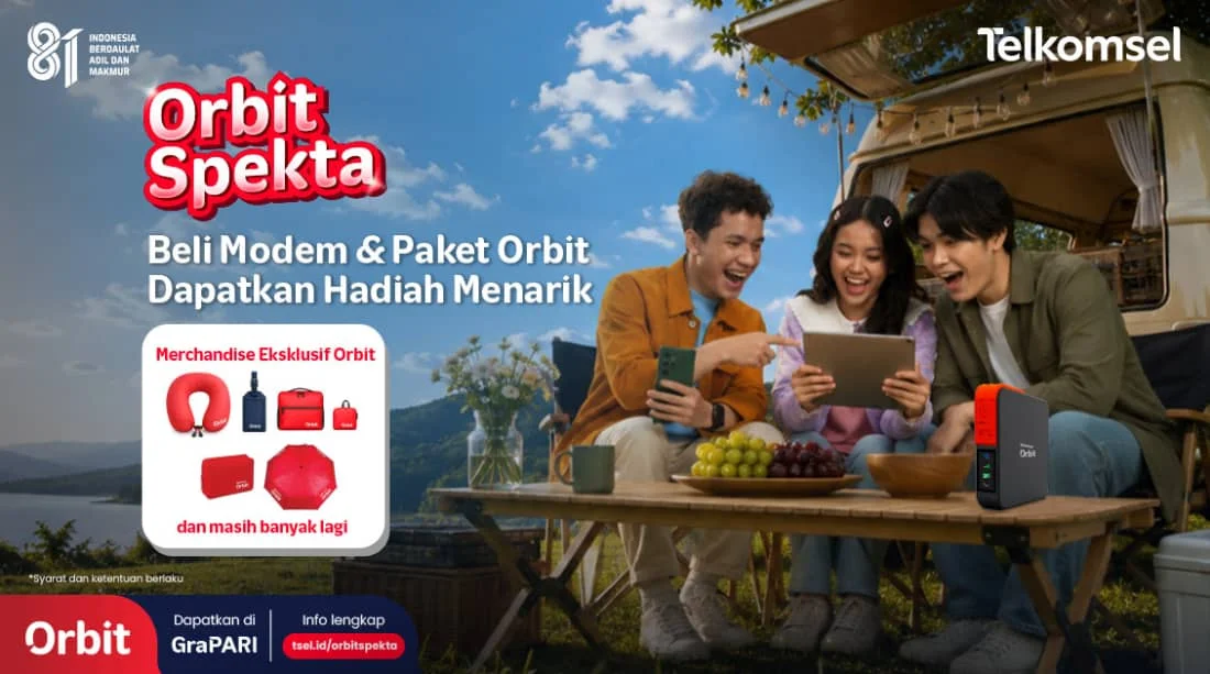 Beli Orbit di GraPARI, Kesempatan Dapatkan Hadiah Eksklusif! 